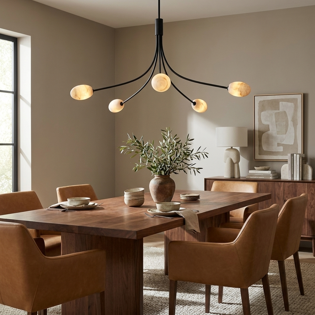 Castercombe Candelabru din alabastru