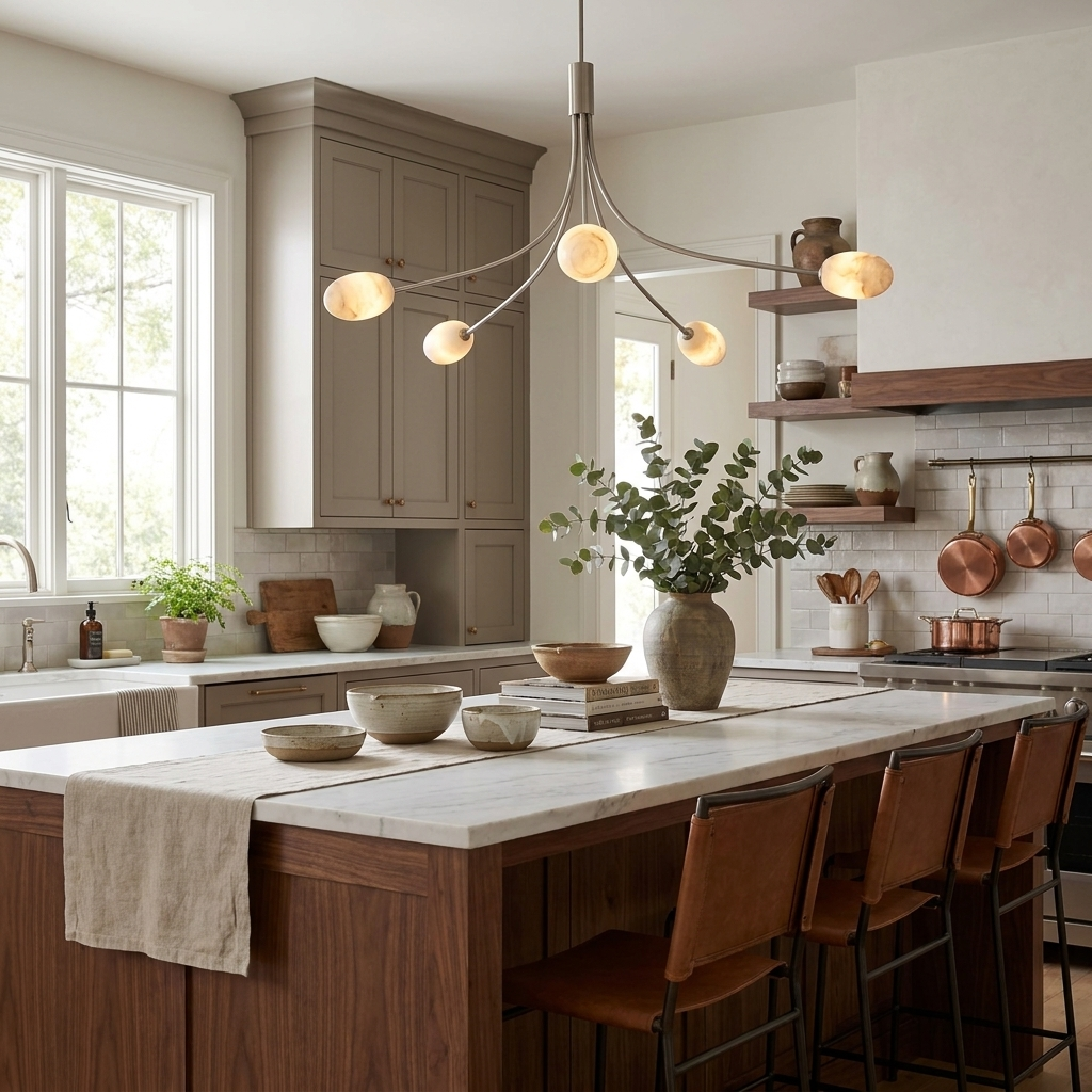Castercombe Candelabru din alabastru