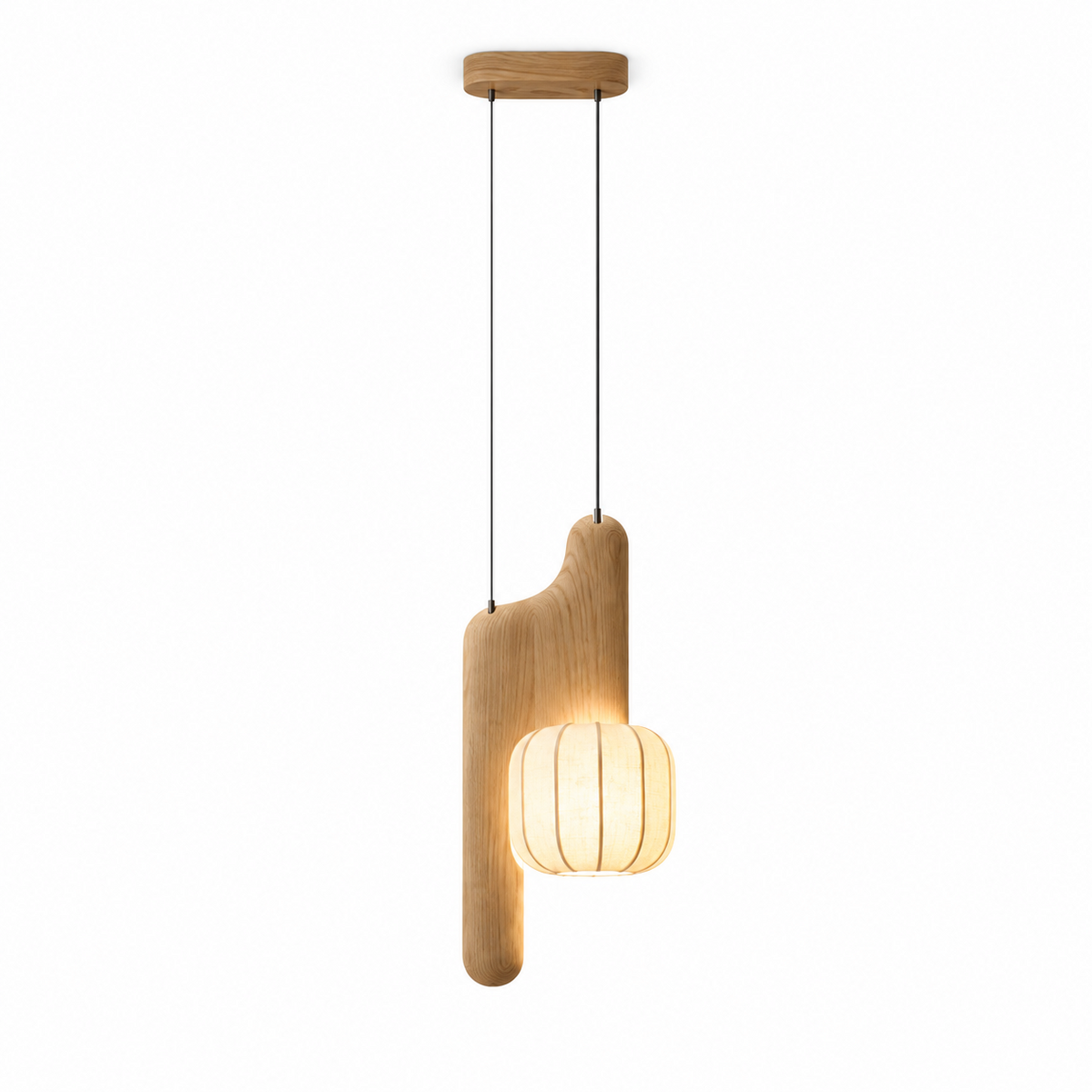Ulverstone Lampă suspendată din hârtie canelată