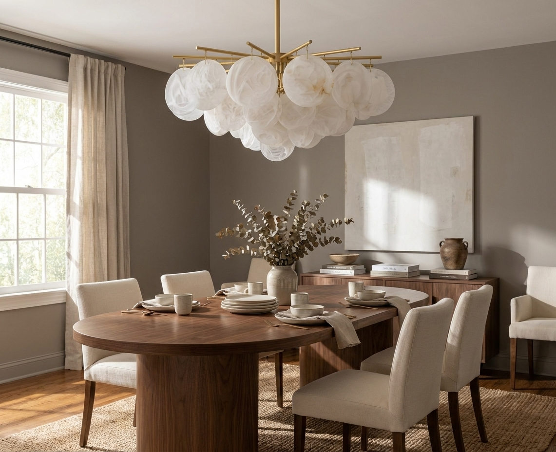 Lintonhurst Candelabru din alabastru