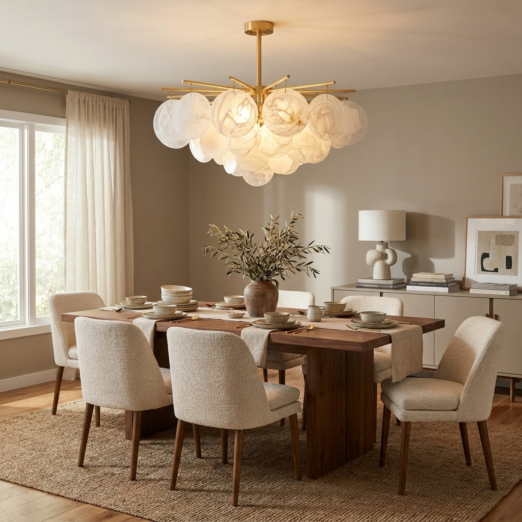 Lintonhurst Candelabru din alabastru