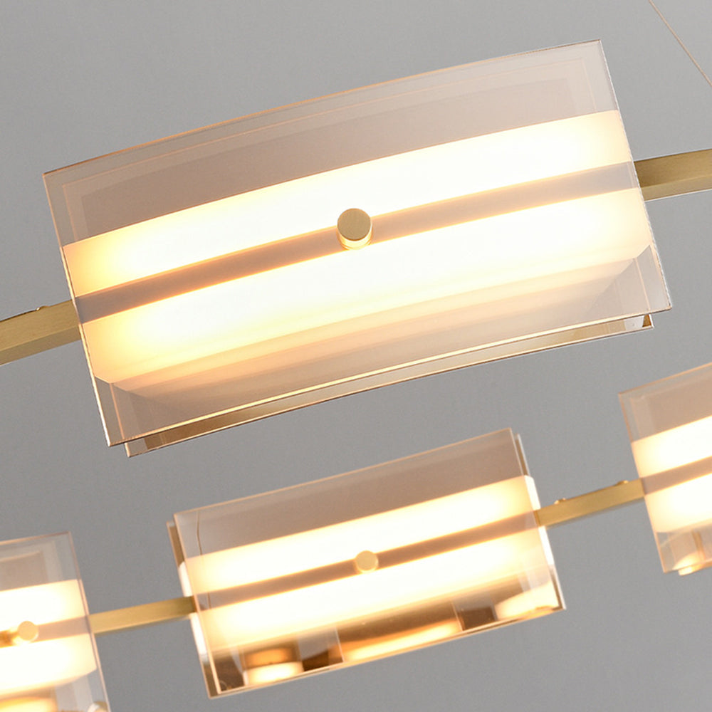 Arisha lampă suspendată minimalistă metal neagră cu finisaj auriu