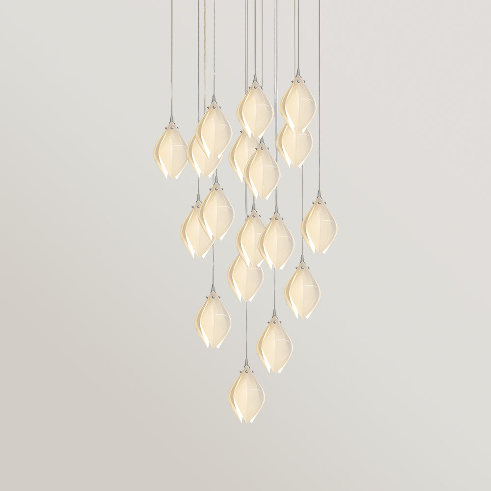 Olivia lampă suspendată din metal și ceramică, de lux, pentru living și dormitor