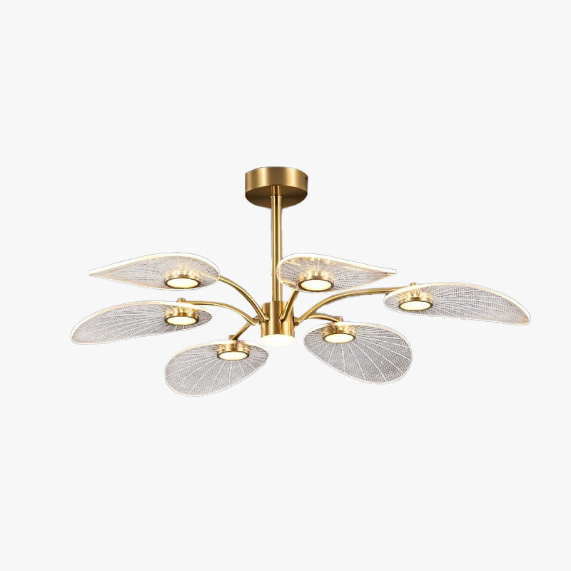 Arisha Art Deco candelabru metal/ auriu