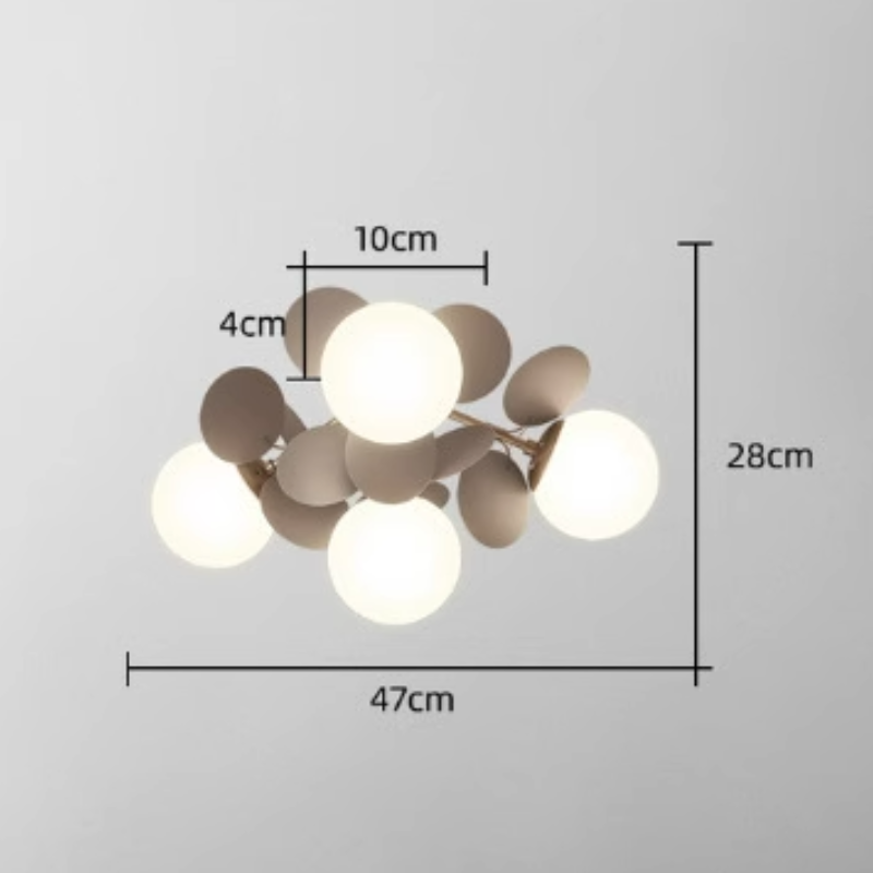 Nexen candelabru cu Ramură Florită Multicolorată pentru living