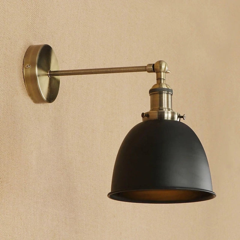 Epoch aplică de perete suspendată Retro/Vintage, metal/LED, negru/alb/Gri, dormitor