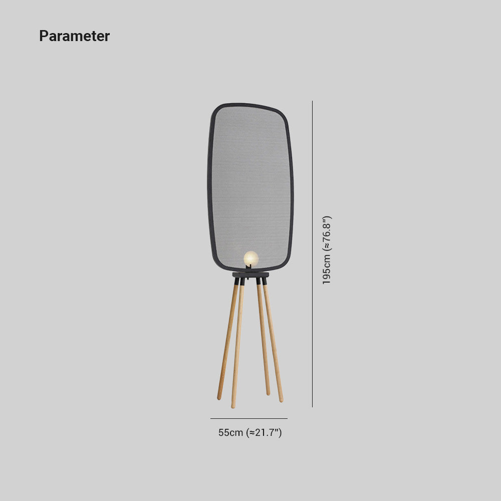 Cooley lampadar modern minimalist din metal și lemn