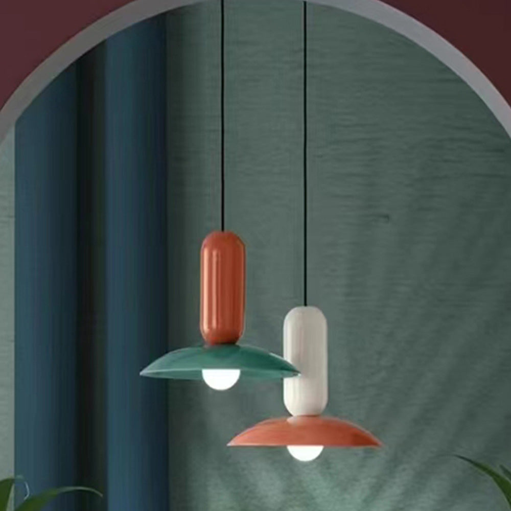 Valentina Nordic Creative Colorful lampă suspendată, metal