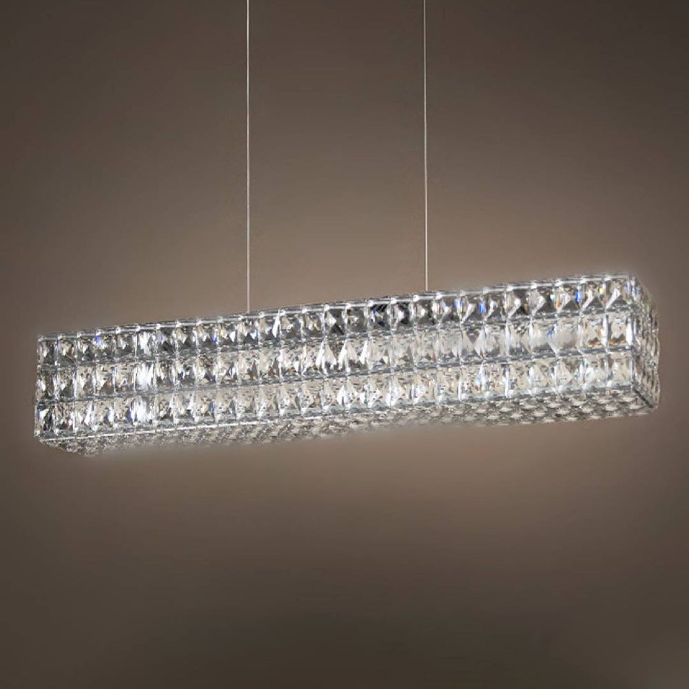 Kristy candelabru Lux cristal Rectangular, 2 Culoare