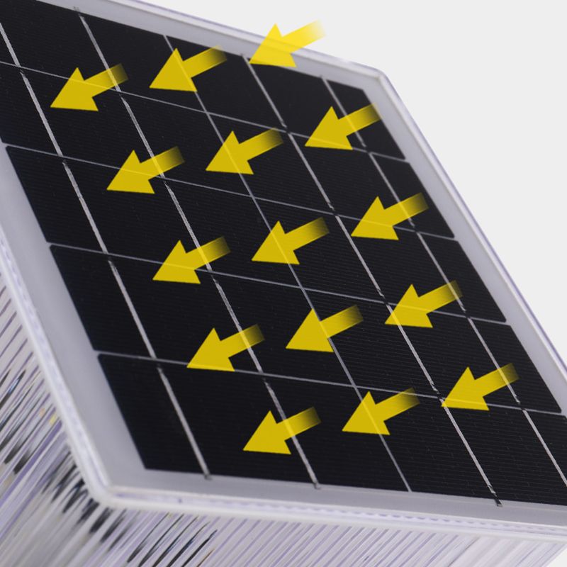 Ray corp de iluminat pentru exterior negru din metal, contemporan, LED, dreptunghiular