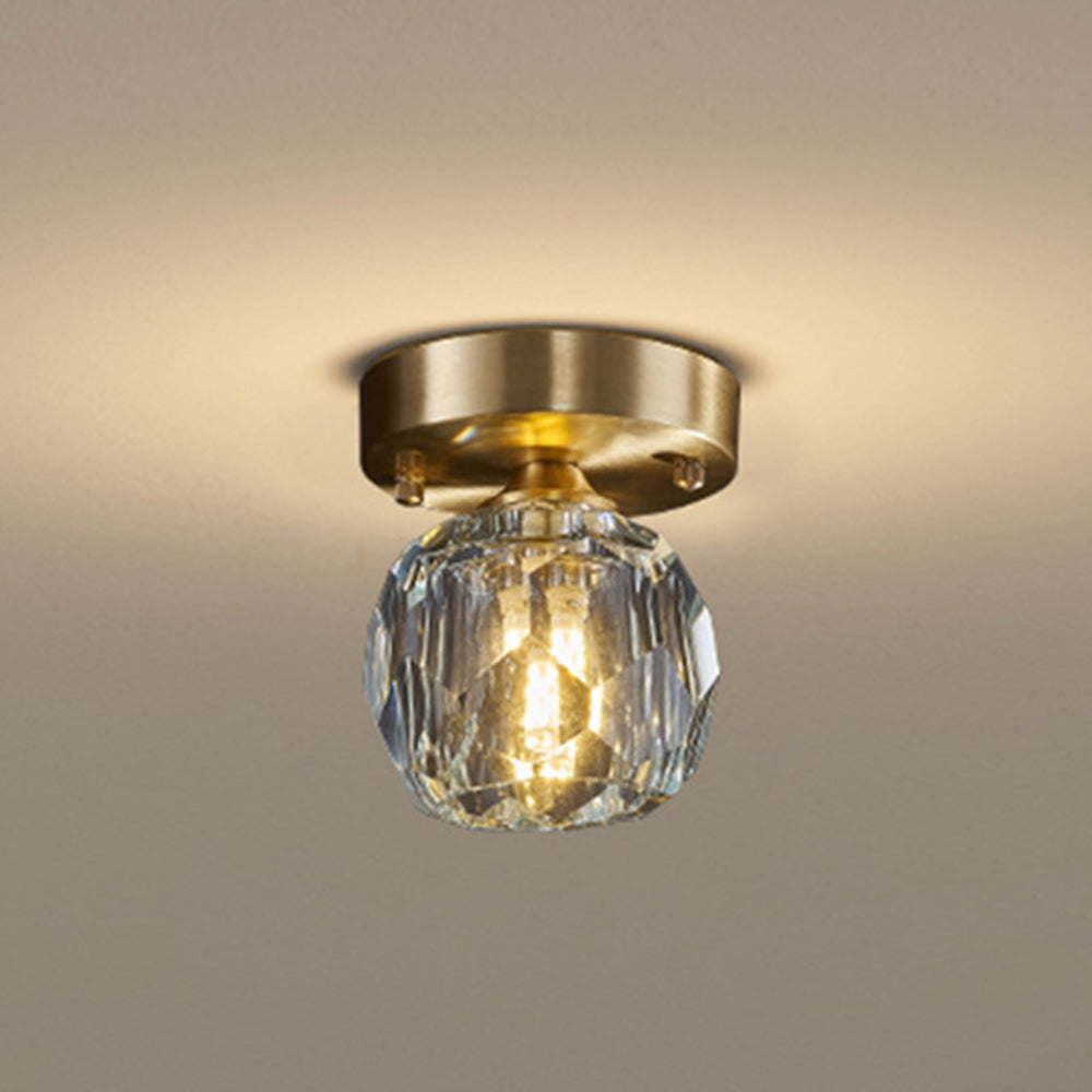 Kristy de lux Diamant metal/ plafonieră aplicată, Culoarea aurie