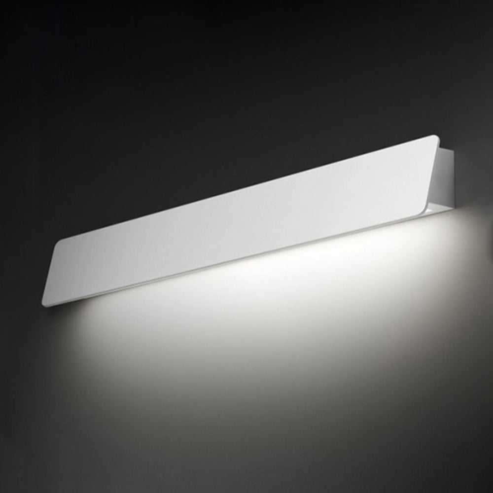 Ray aplică de perete pentru exterior industrial liniară din metal, negru/alb
