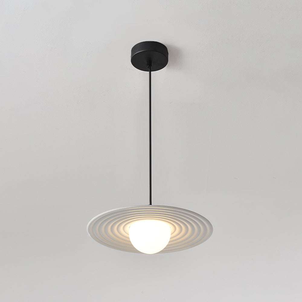 Arisha lampă suspendată minimalistă cu inel de stele, negru/alb