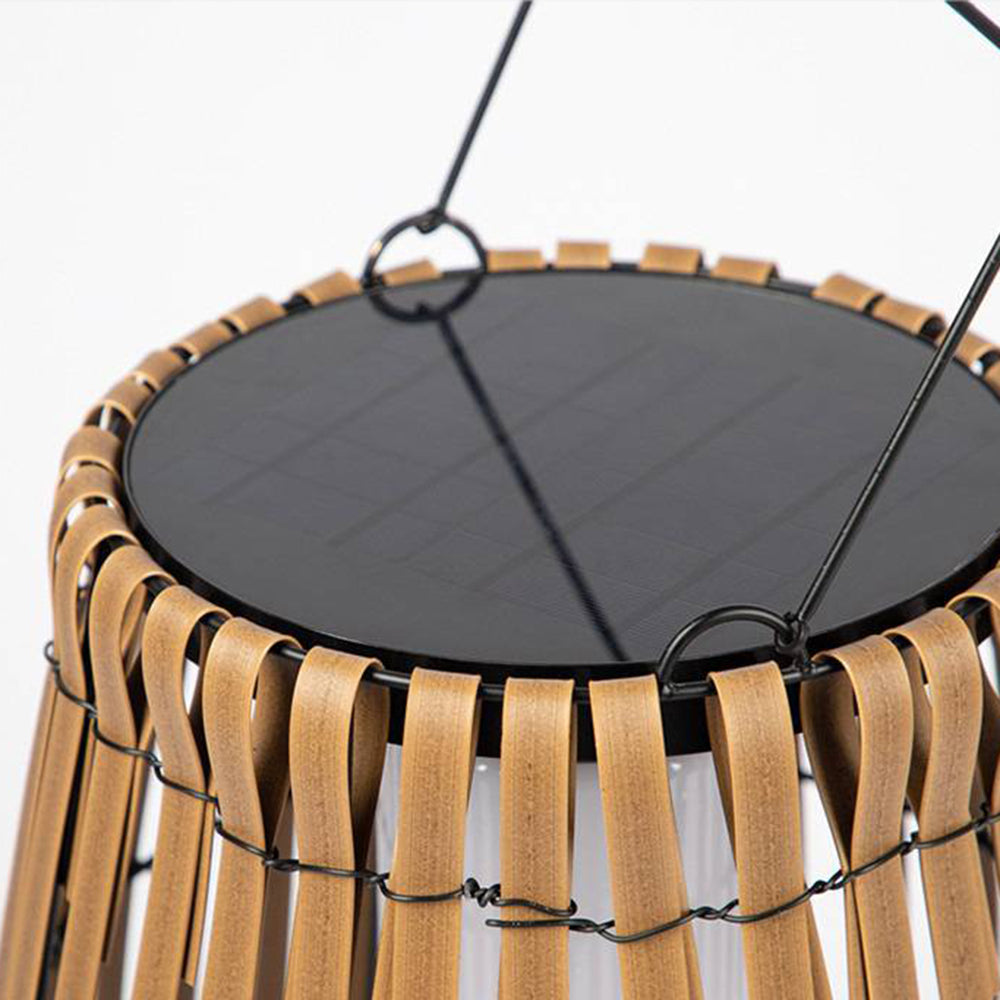 Ray Retro Lantern lampadar Solar/Reîncărcabil pentru exterior Maro