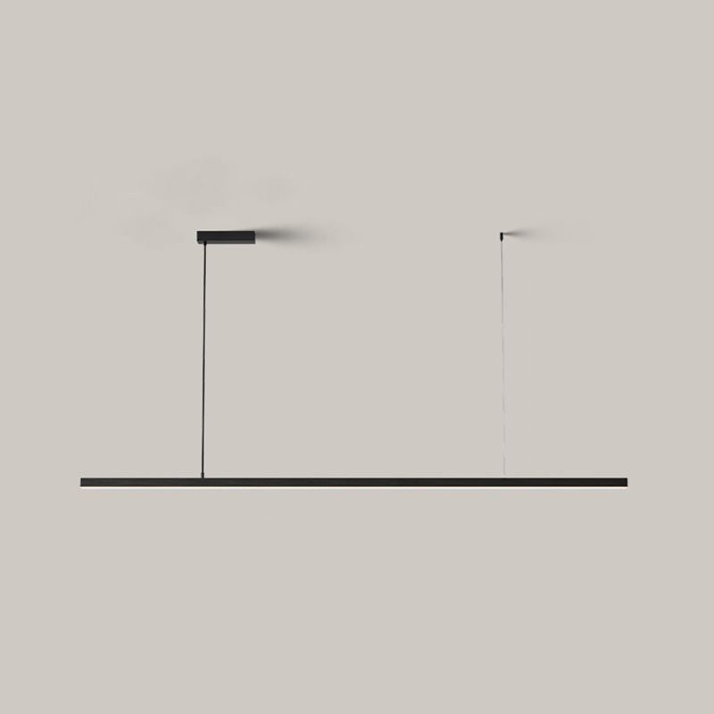 Arisha minimalist Linear metal lampă suspendată, alb/negru