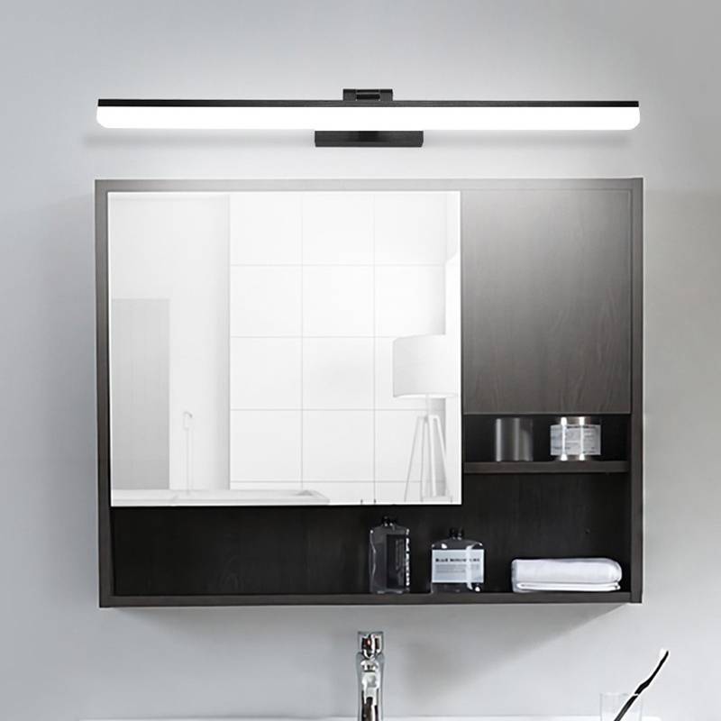 Arisha aplică de perete minimalistă Rectangulară din metal, alb/negru