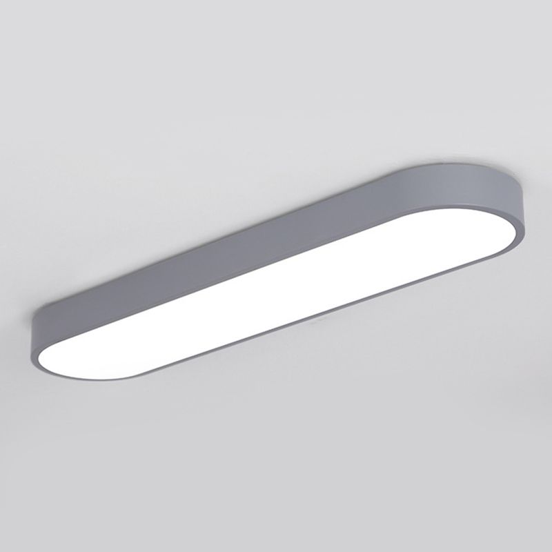 Arisha lampă de tavan aplicată LED ovală, negru/alb/Gri/Aur