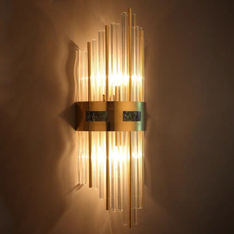 Kristy aplică de perete cu cristal, lampă de noptă ∅18CM