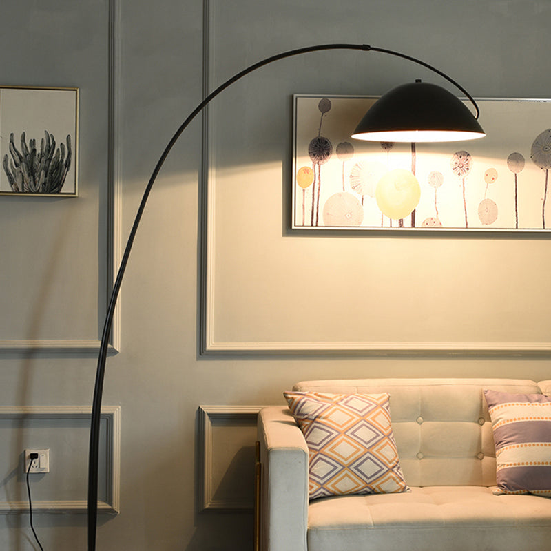 Avi lampadar modern cu Tije de Suspendare din metal, negru