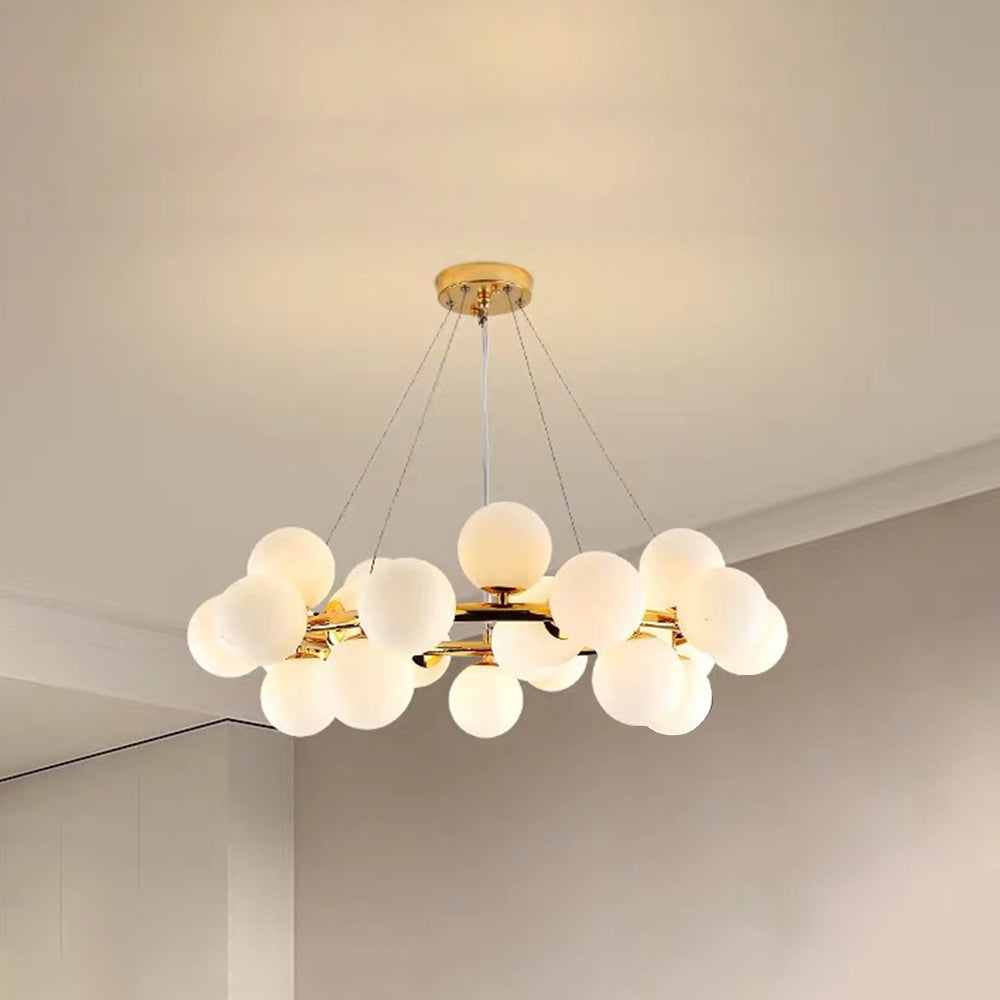 Valentina candelabru  din sticlă aurie