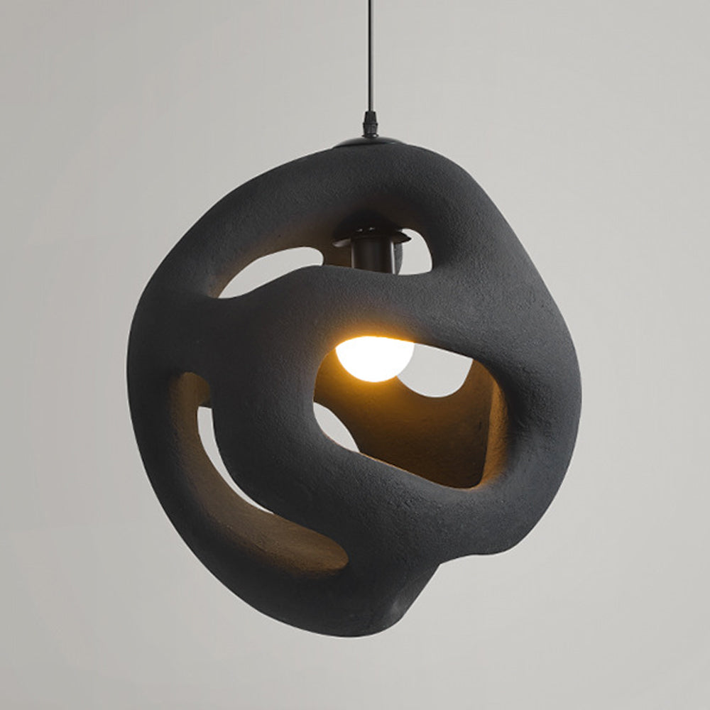 Avi lampă suspendată modernă metal/Rășină alb/negru