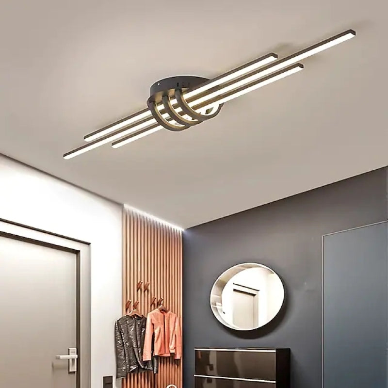 Arisha plafonieră LED modernă neagră/albă living