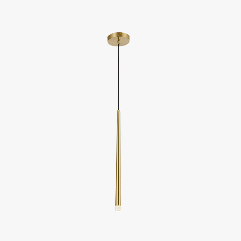 Arisha lampă suspendată liniară modernă, aur, living
