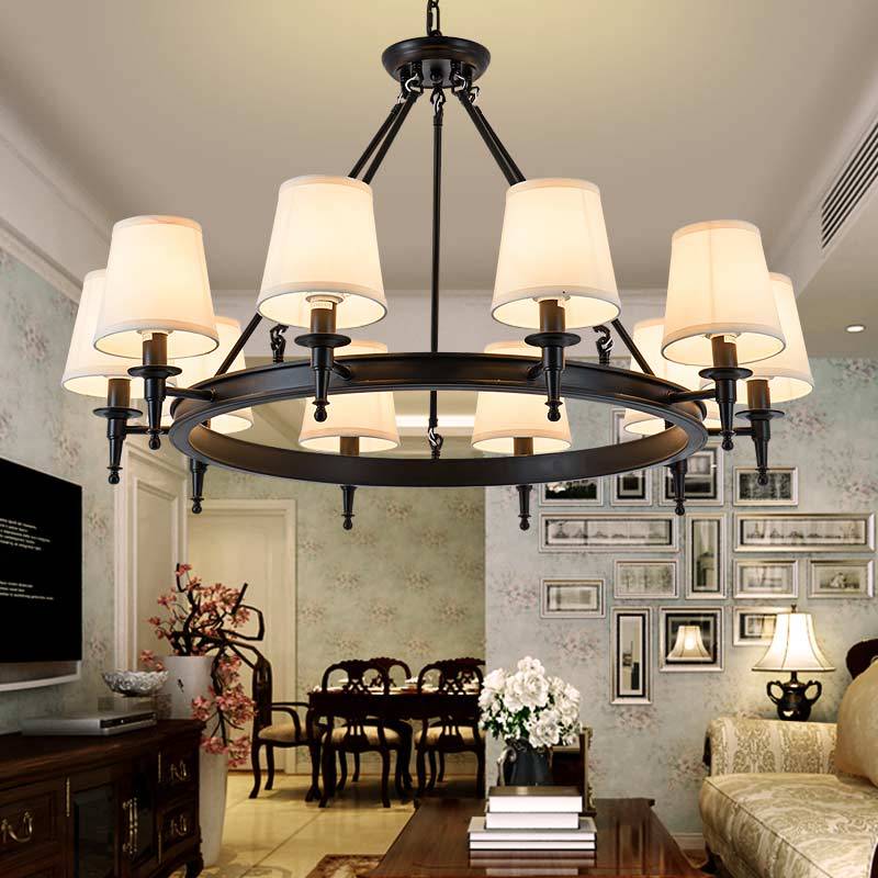 Silva candelabru  vintage din metal și țesătură, culoare neagră/cupru