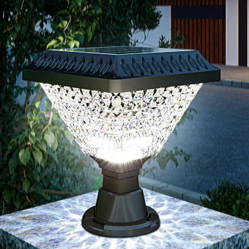Ray modern Geometry Outdoor lampadar, negru
