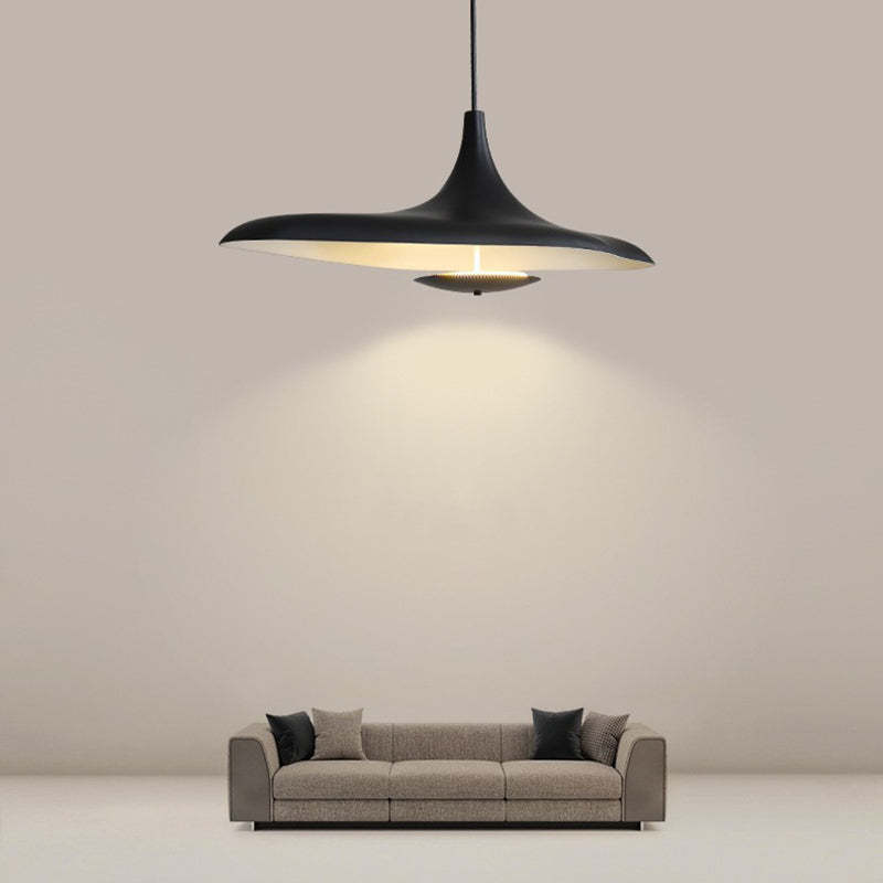 Arisha lampă suspendată modernă minimalistă din rășină, neagră/albă