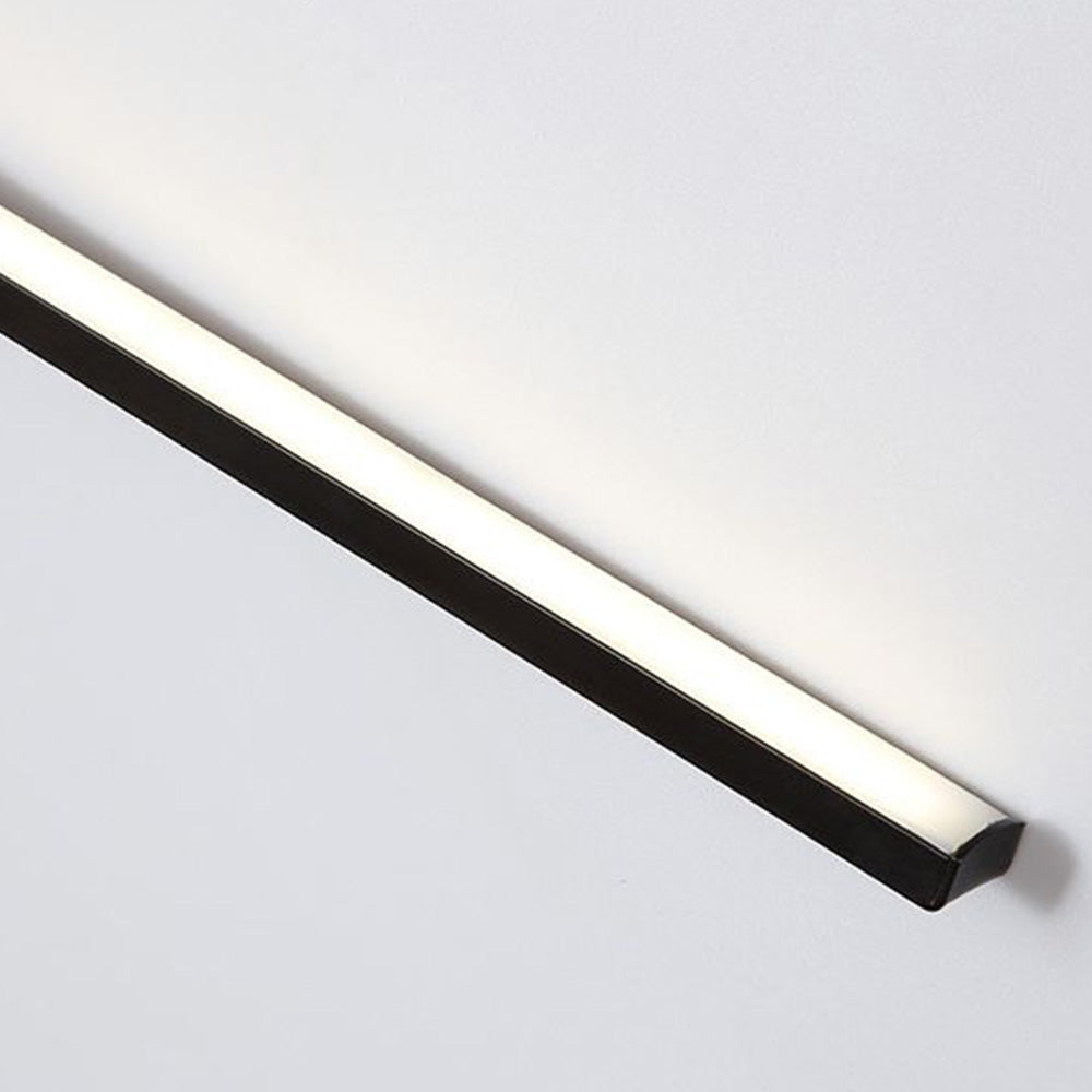 Arisha aplică de perete minimalist Bar negru metal