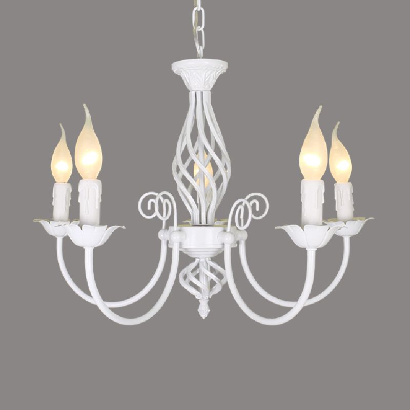 Silva lampă suspendată Candle Retro, metal/sticlă, negru/alb, pentru restaurant