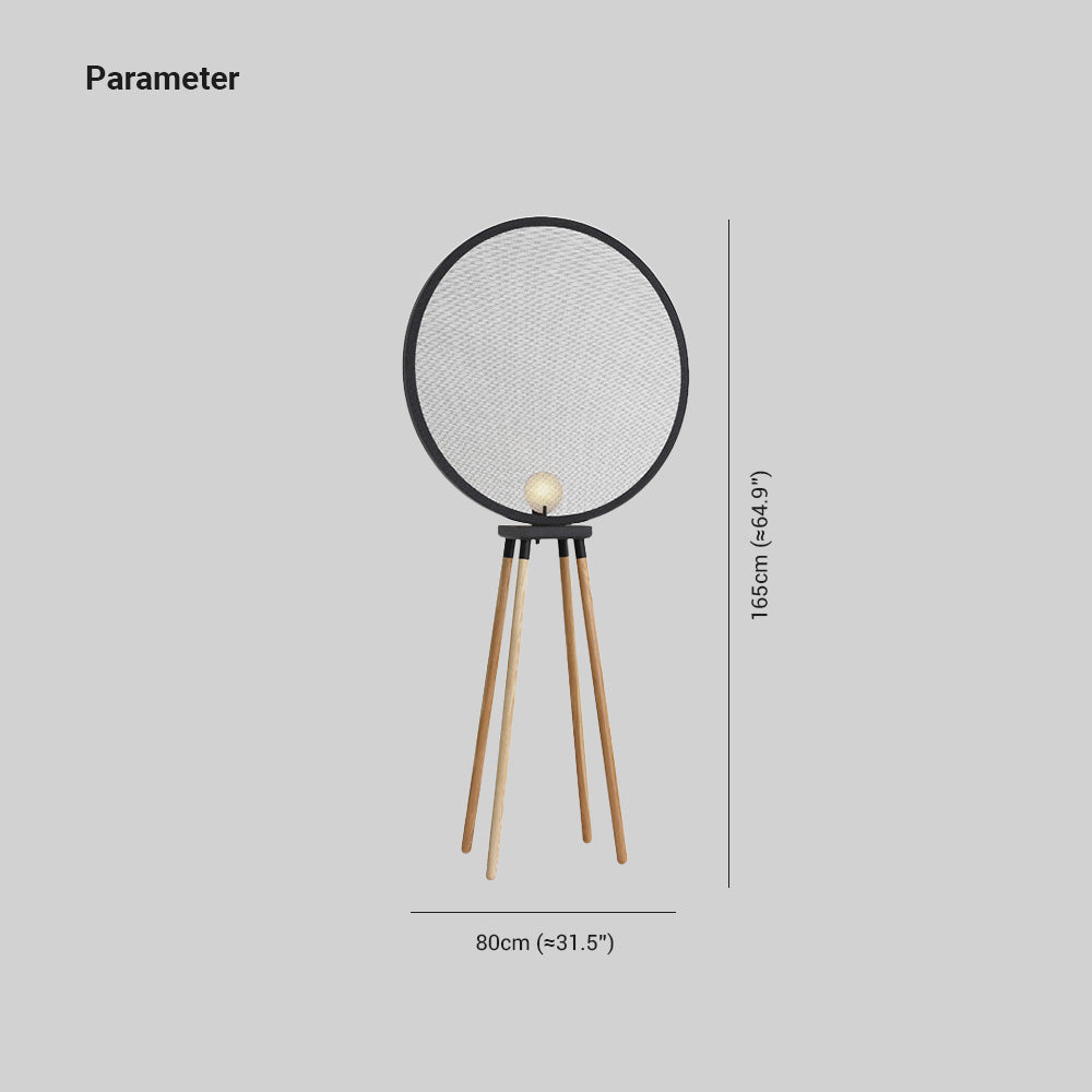 Cooley lampadar modern minimalist din metal și lemn
