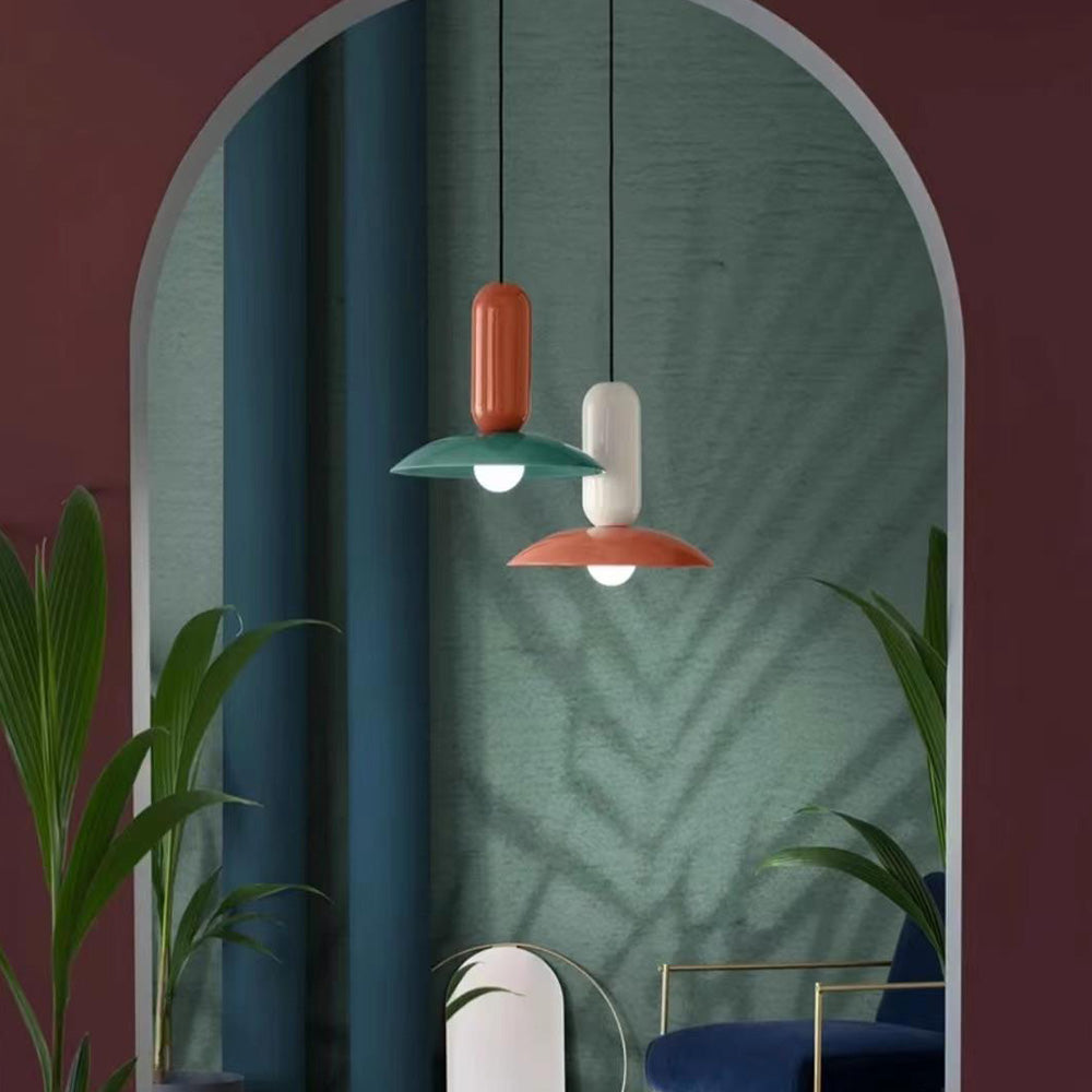 Valentina Nordic Creative Colorful lampă suspendată, metal