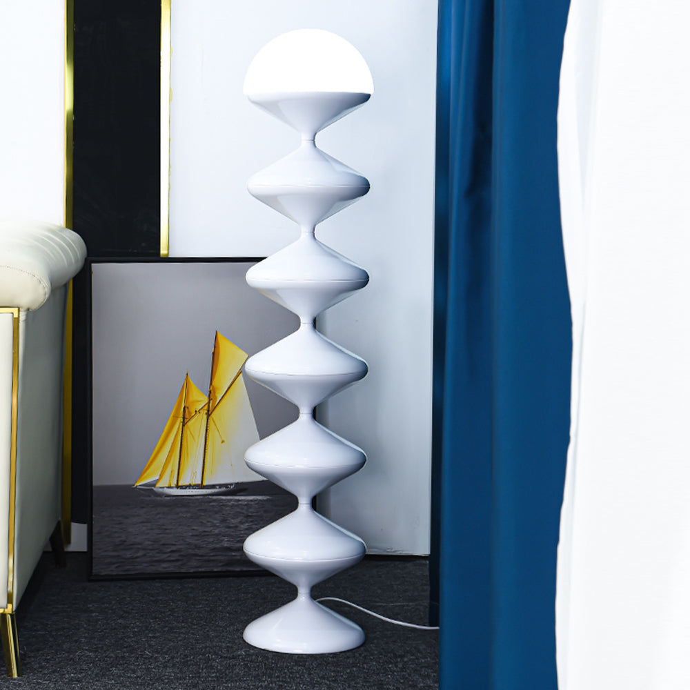 Salgado Bauhaus Gourd lampadar, negru/alb