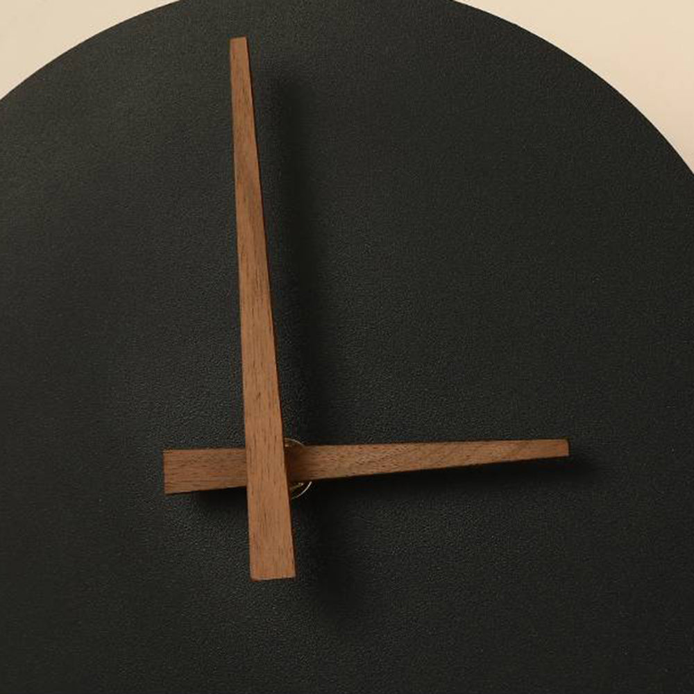 Arisha aplică de perete Nordic Clock, aur și negru