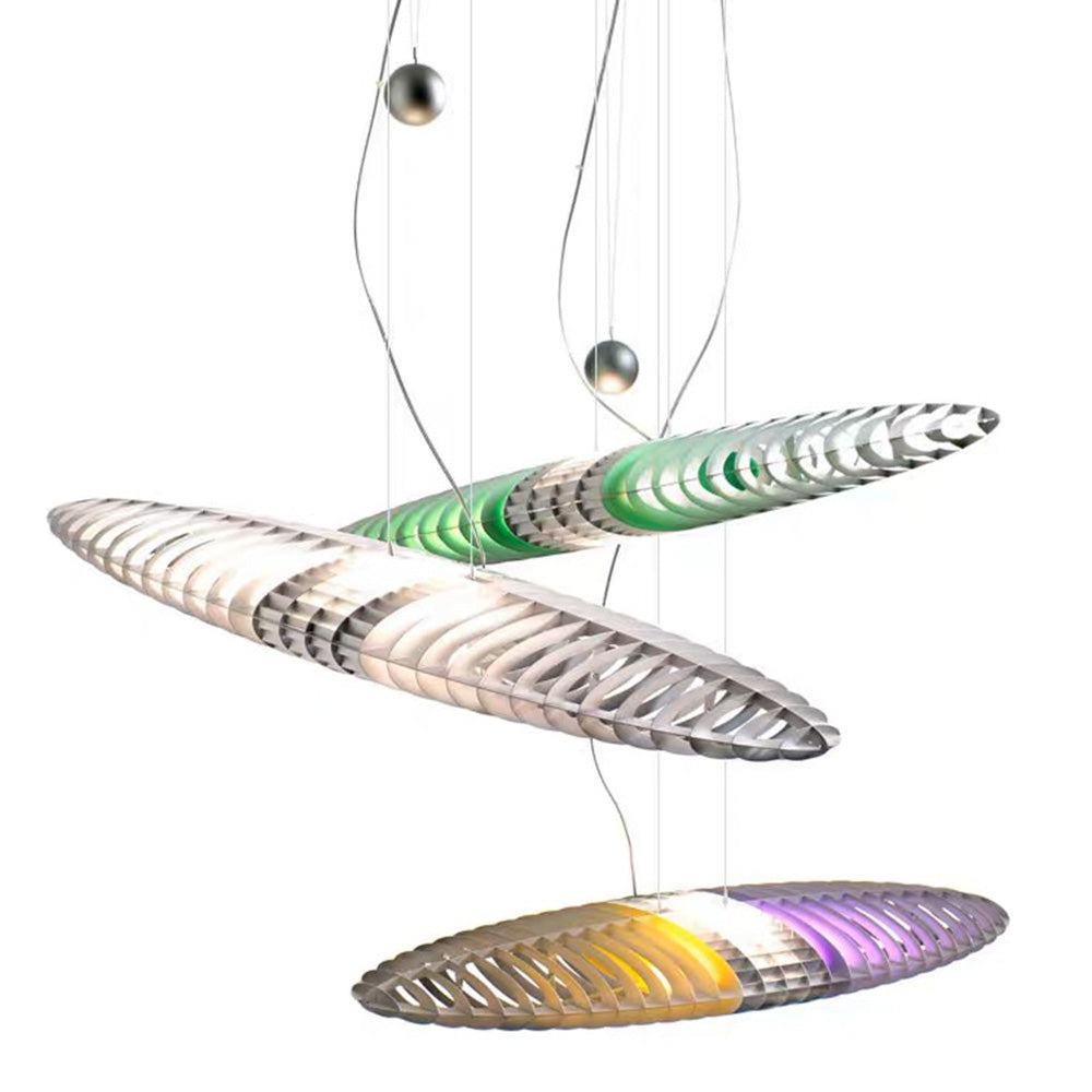 Arisha lampă suspendată din oțel inoxidabil modern, 4 Culoare