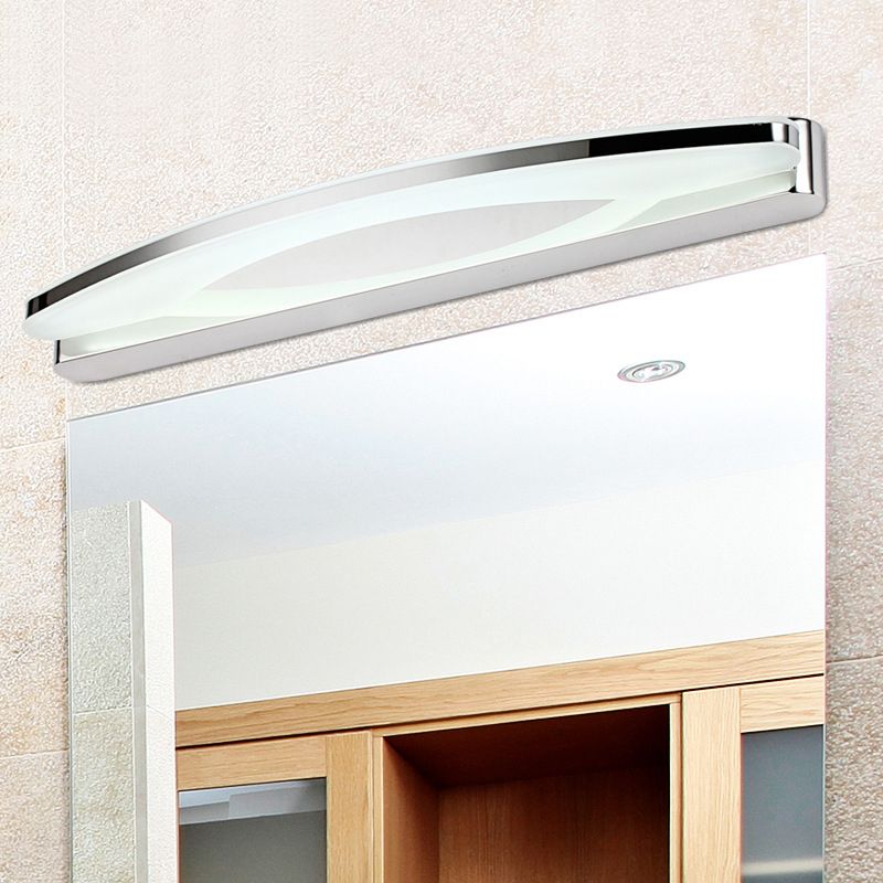 Arisha minimalist Oval oglindă aplică de perete, crom, dormitor/Bathroom, pentru baie