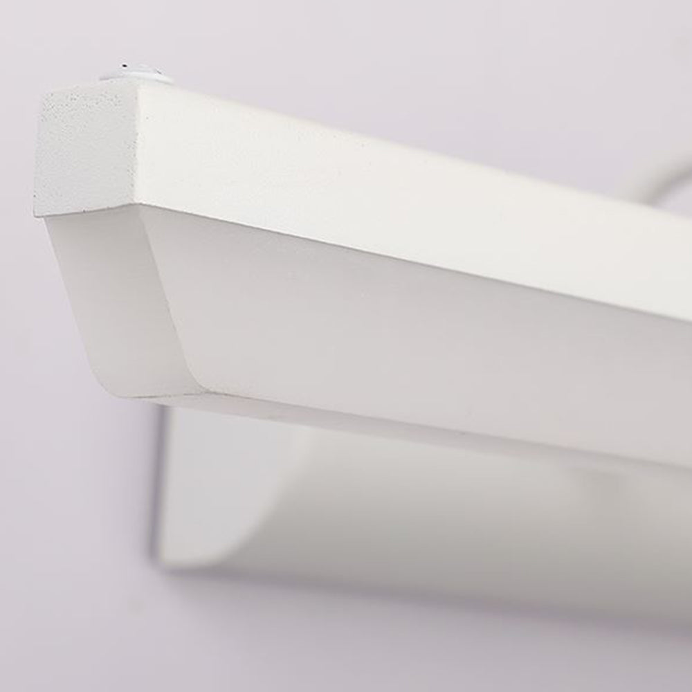 Arisha aplică de perete minimalistă Rectangulară din metal, alb/negru