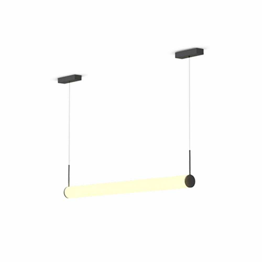 Ray lampă suspendată cilindrică modernă albă, metal/