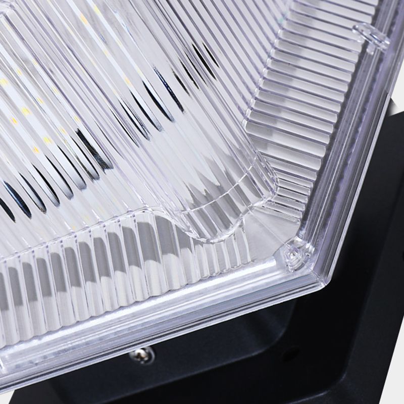 Ray corp de iluminat pentru exterior negru din metal, contemporan, LED, dreptunghiular