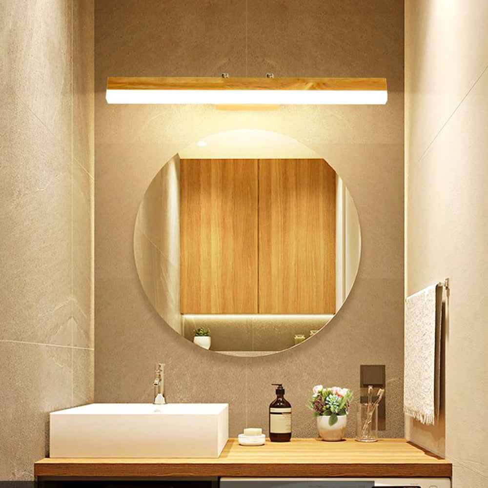 Muto clasic lemn Stretchable oglindă oglindă Bathroom aplică de perete, pentru baie