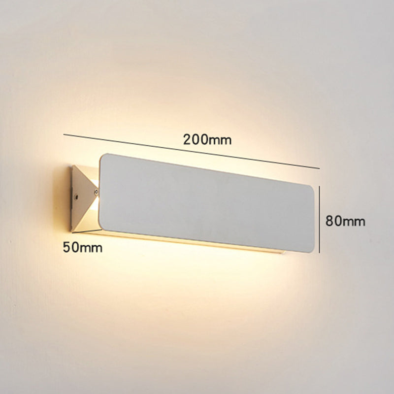 Arisha aplică de perete LED metal pentru interior cu Rotire, alb
