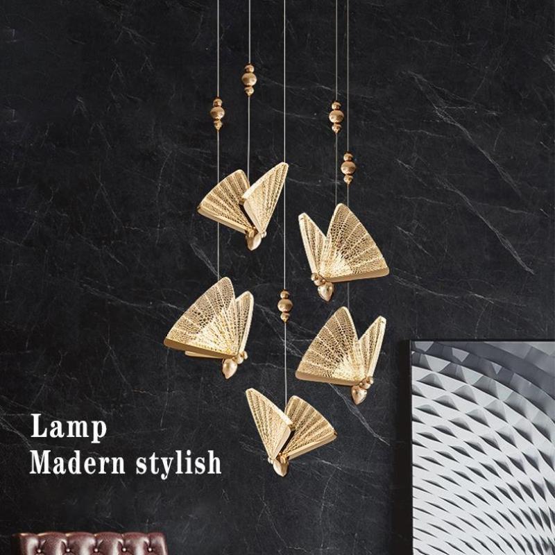 Arisha Art Deco Butterfly lampă suspendată, 2 Culoare