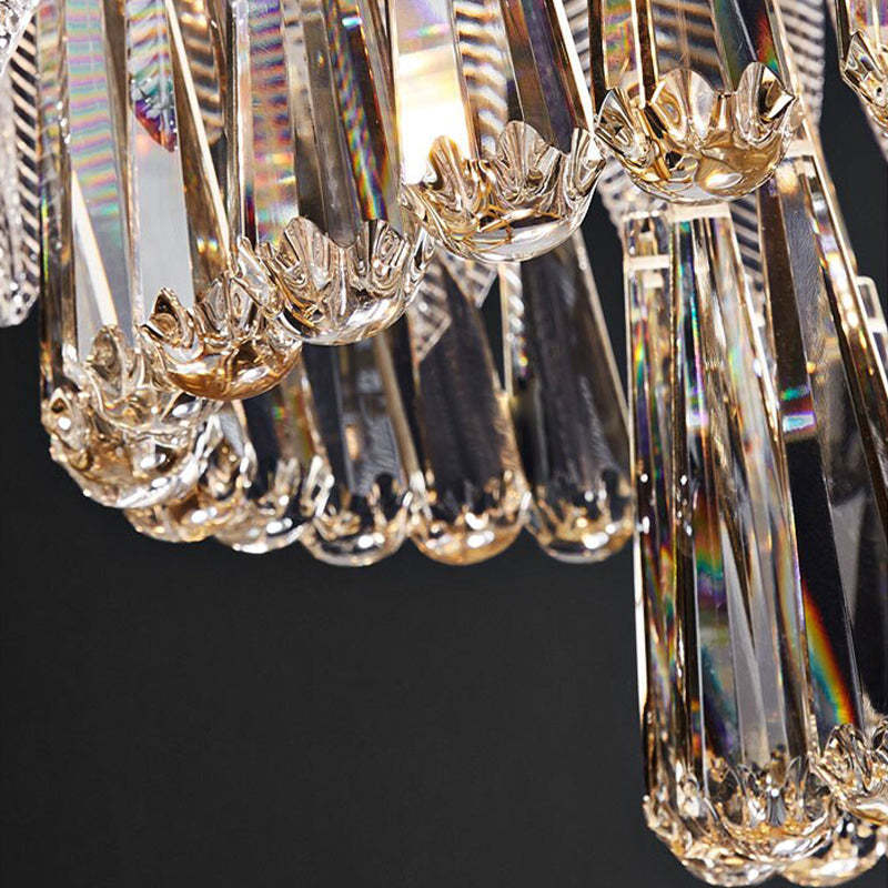 Arisha de lux Feather cristal candelabru, living