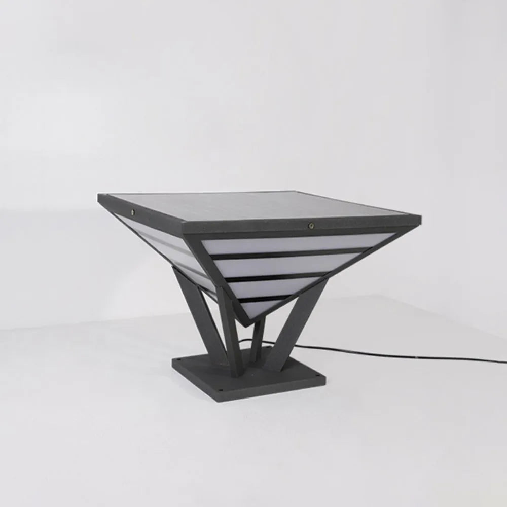 Ray modern Diamant metal Lumină de Drum pentru Peisaj exterior