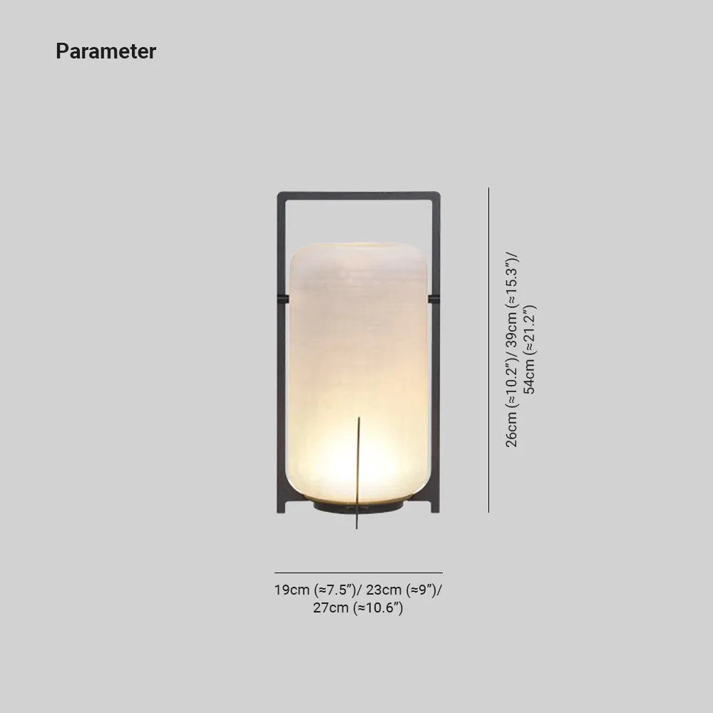 Ray lampadar minimalist din sticlă/acrilic pentru exterior, pe traseu, alb