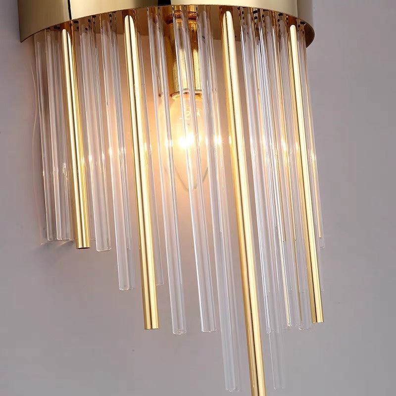 Kristy aplică de perete cu cristal, lampă de noptă ∅18CM