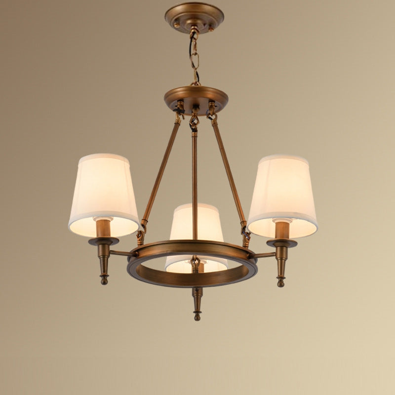 Silva candelabru  vintage din metal și țesătură, culoare neagră/cupru