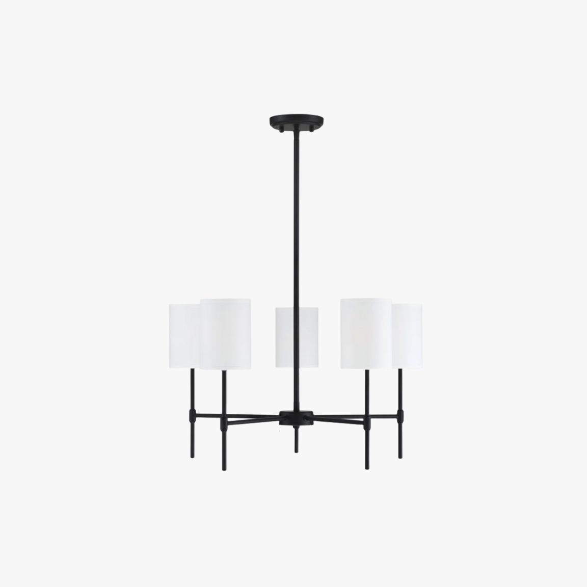 Silva modern LED candelabru negru/Aur metal/Textil dormitor/living